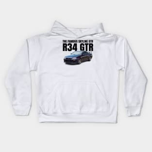 R34 GTR Kids Hoodie